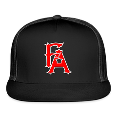 Fire Athlete Baseball Snapback - black/black